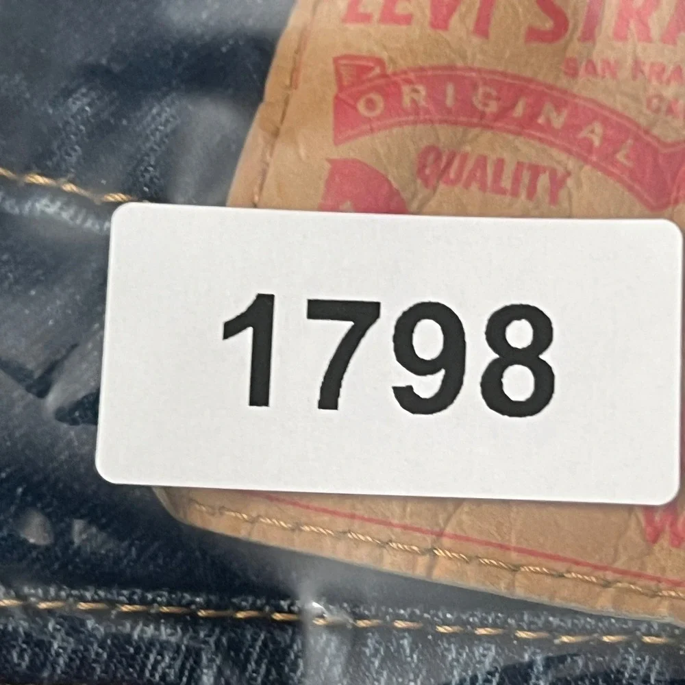Levis 511 Slim Fit Jeans Mens 28x30 Dark Wash Stretch Denim 04511-1390